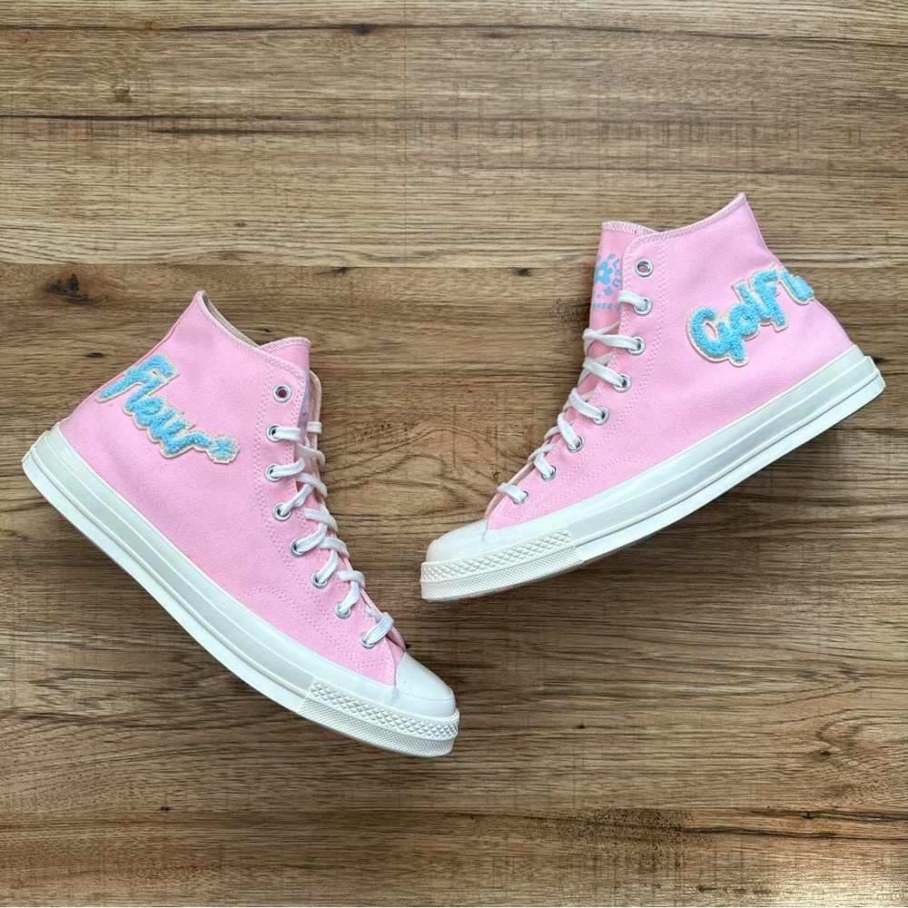 Converse x Golf Le Fleur Chuck 70 Hi Pink Blossom Size 13